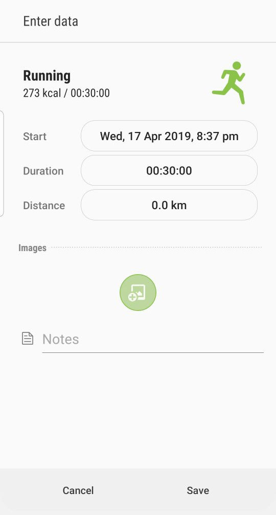 Add Manual Data for Samsung Health App Device