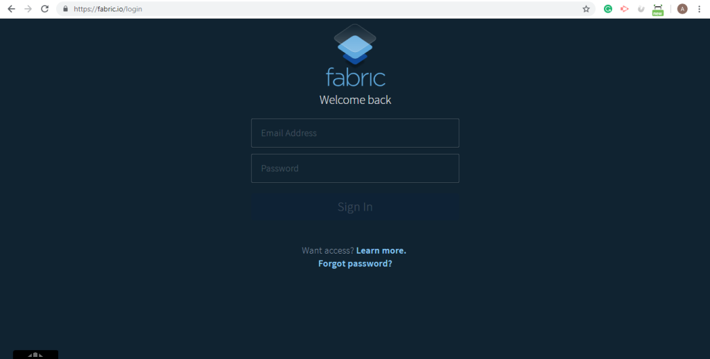 Fabric.io_login_screen