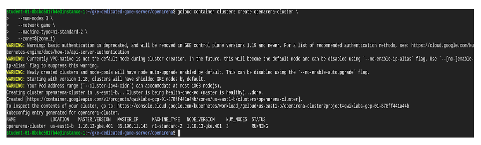 Google Kubernetes Engine for running dedicated Game server
