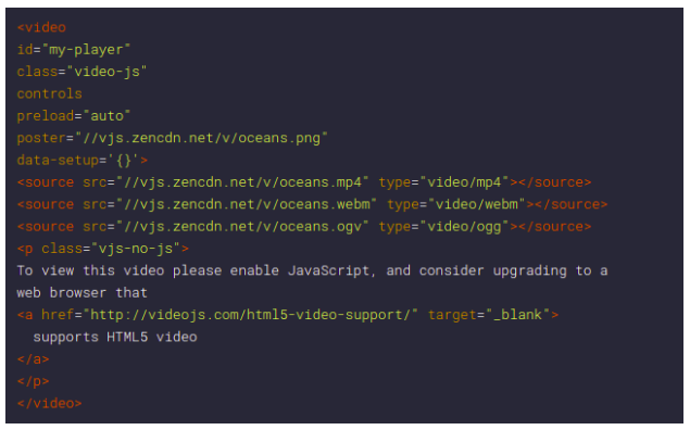 Basics of Video.js