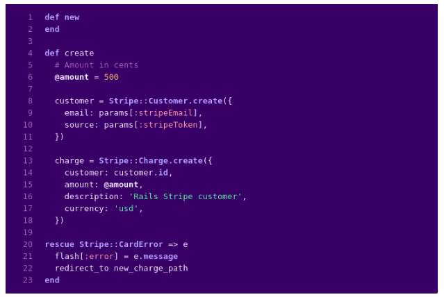 Stripe integration in Rails