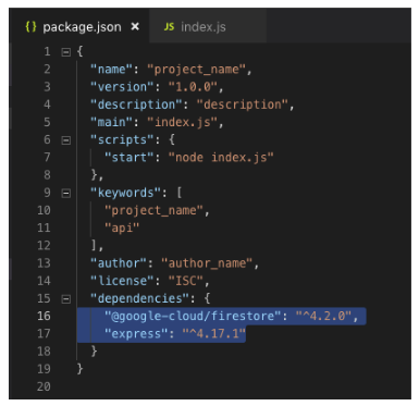 Hosting a REST API with a Cloud Firestore backend