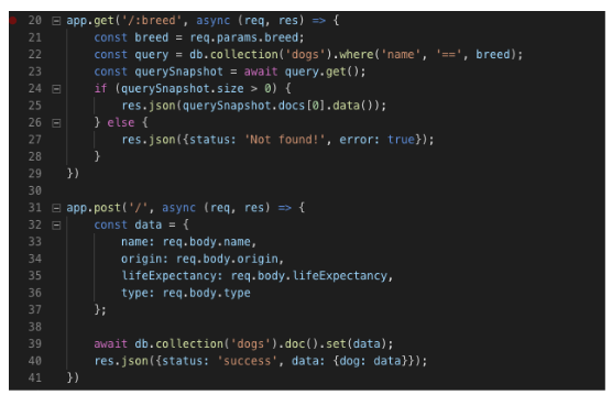 Hosting a REST API with a Cloud Firestore backend