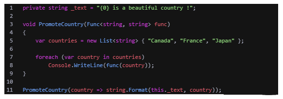 C# 9 Static Anonymous Function
