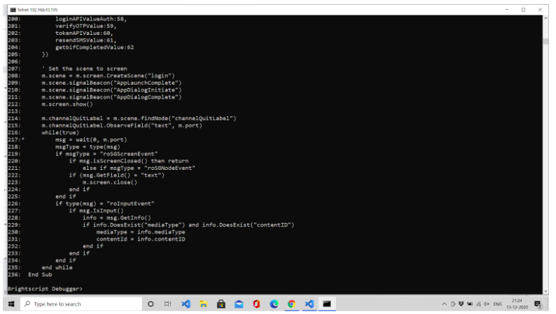 Debugging a Roku App With BrightScript Debugger