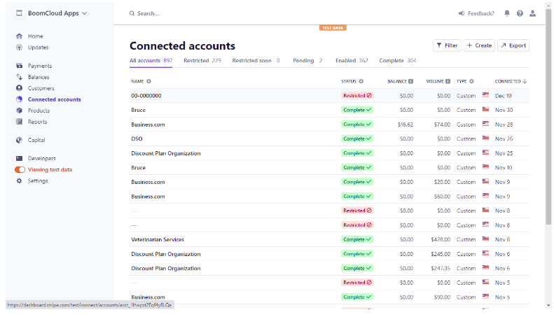 Payment testing on Stripe