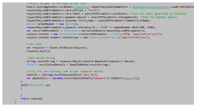 How to integrate OpenEdge Payment in a .Net project?