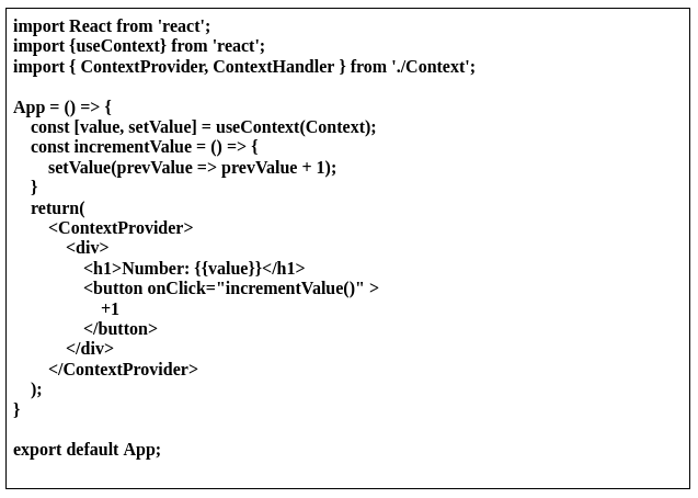 Using Context API in react app