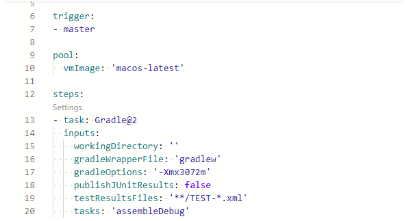 Generate Android build using VSTS pipeline