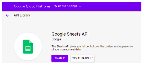 How to use Google Sheets API with NodeJS?