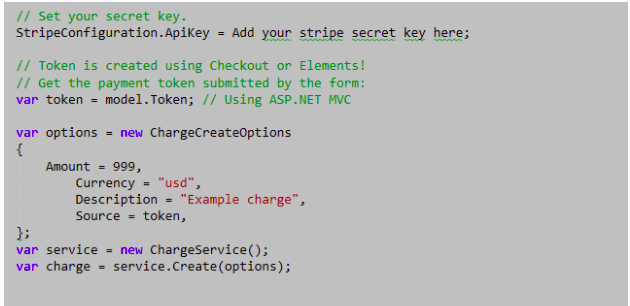 Custom payment form using Stripe elements?