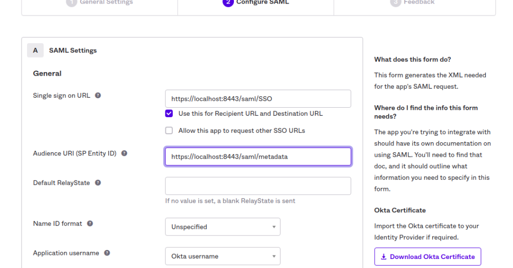 Configuring Okta as IdP with Spring Security using SAML
