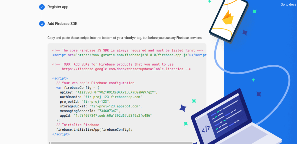 Integrate Firebase with React App