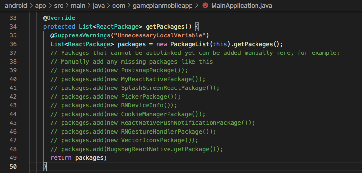 Upgrading To New Version In React Native