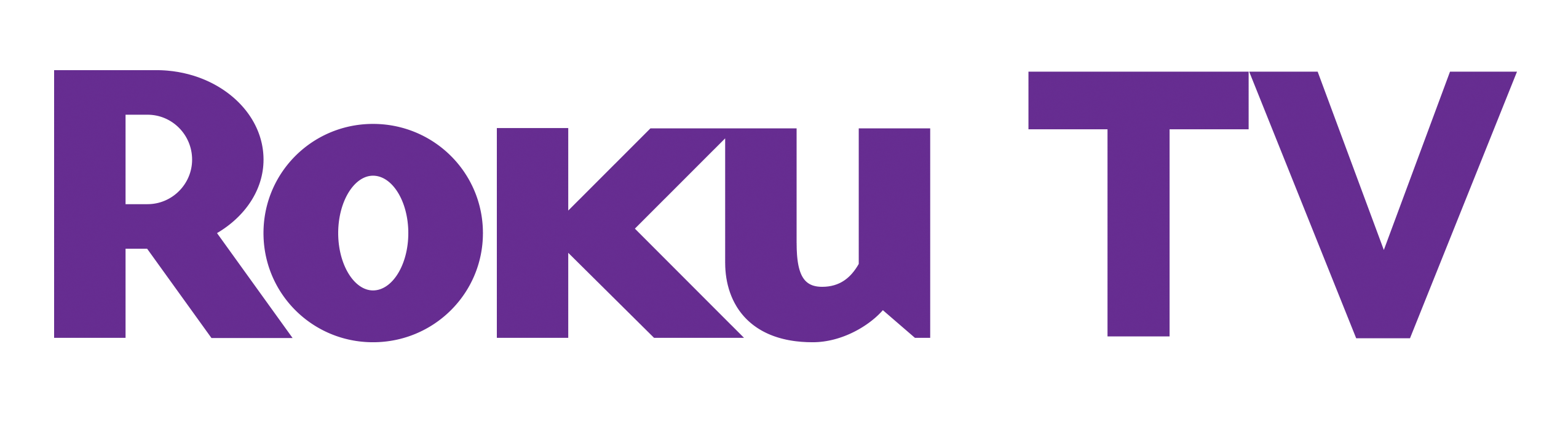 RokuTV logo purple